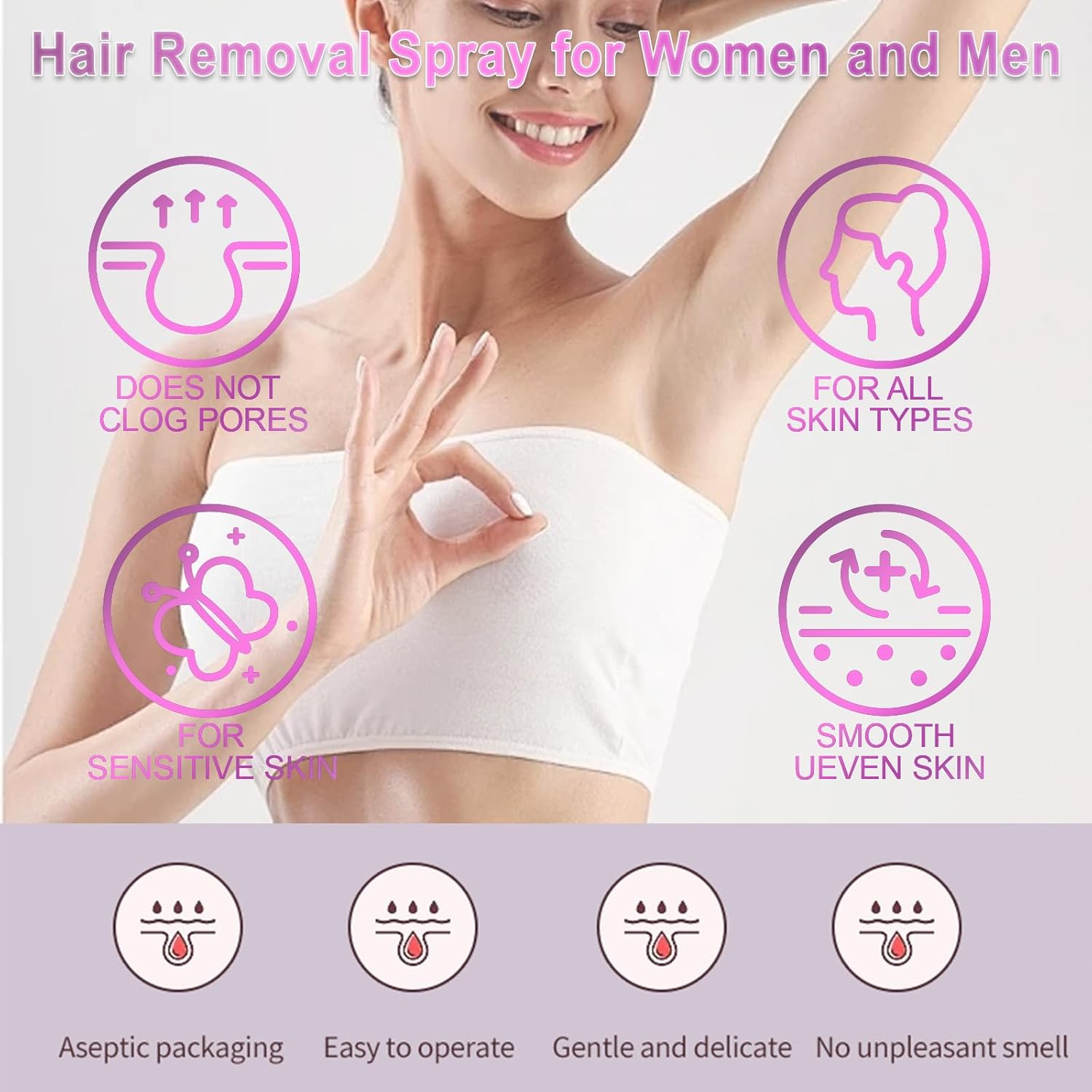 Silky Beauty Hair Removal Spray